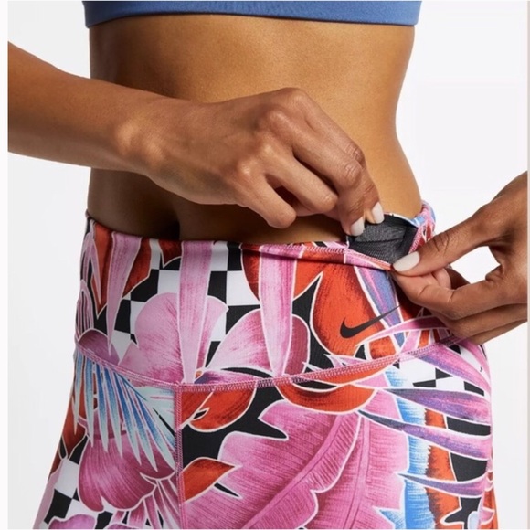 Nike 7/8 Mid-Rise Tropical Floral Print - Picture 5 of 8